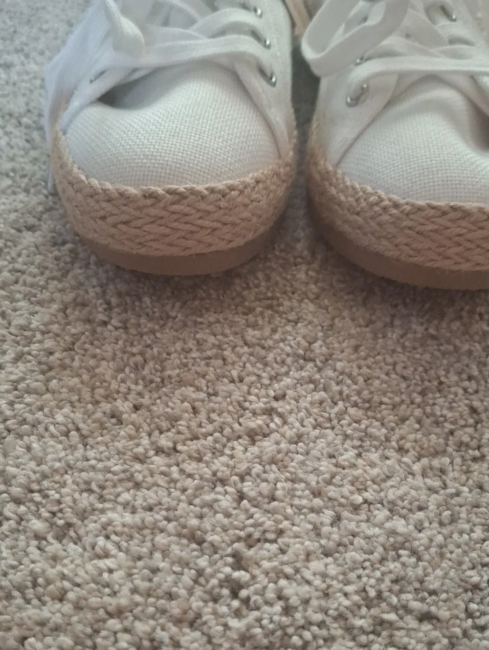 Tommy Bahama White Canvas Lace-Up Espadrille Sneakers